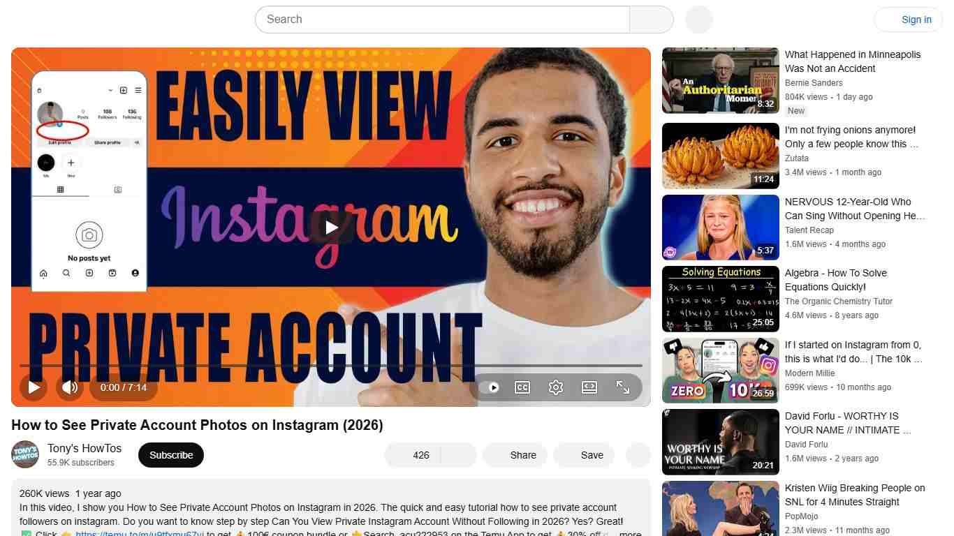 How to See Private Account Photos on Instagram (2026) - YouTube
