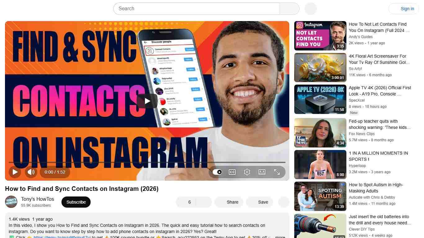 How to Find and Sync Contacts on Instagram (2026) - YouTube